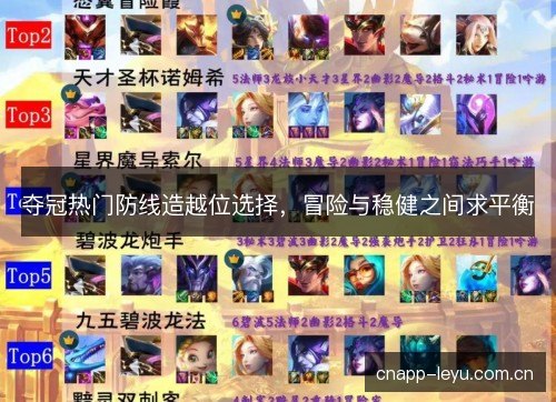夺冠热门防线造越位选择,冒险与稳健之间求平衡 夺冠热门防线造越位选择,冒险与稳健之间求平衡
